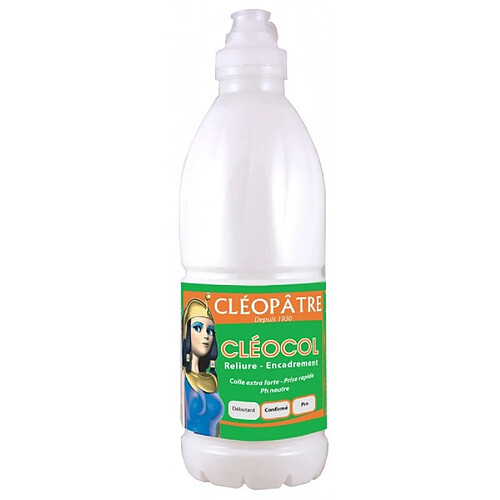 Cleopatre CC1L Colle blanche vinylique/Flacon de 1 litre Super Vinylique