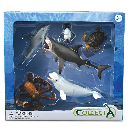 Figurines Collecta Set 6 figurines Animaux marin