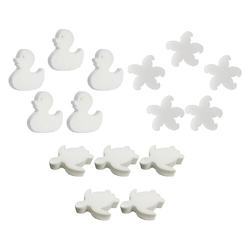 15pcs Outils De Nettoyage éponge écume Absorbant L'huile Réutilisable Supprime Les Huiles / Boues