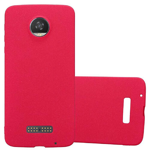 Cadorabo Coque Motorola MOTO Z2 Etui en Rouge