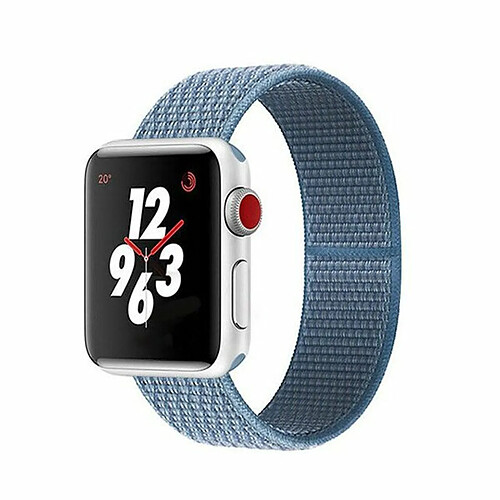 PHONECARE Bracelet NylonSense pour Apple Watch Series 9 Aluminum - 41mm - Bleu