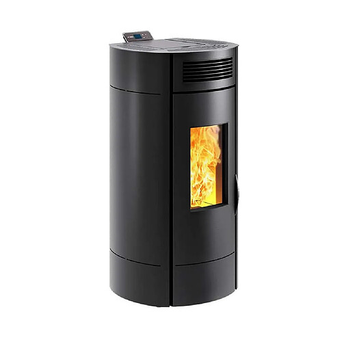 Poêle à granulés de bois 8kw noir - P941984 - INVICTA