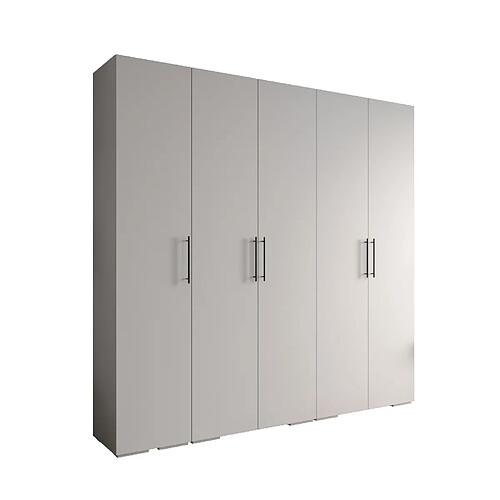 Abiks Meble Armoire Inova 3 À Portes Battantes 236,7/250/47 5 Portes (bianco/nero)