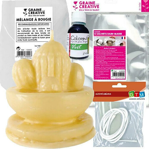 Graines Creatives Kit de fabrication Bougies Cactus