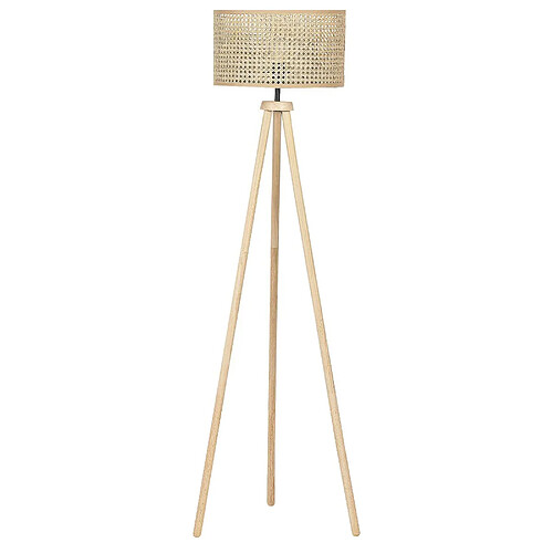 Beliani Lampadaire en rotin naturel PENTON