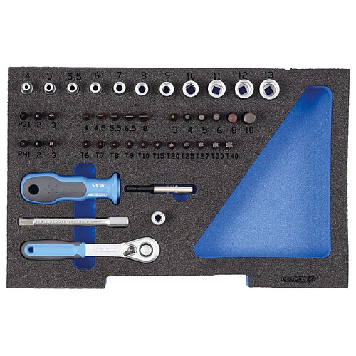 Gedore Composition de douilles 1/4"", en module 1/2 L-BOXX 136 - 1100 CT1-20