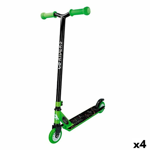 Trottinette Colorbaby Noir Vert 4 Unités