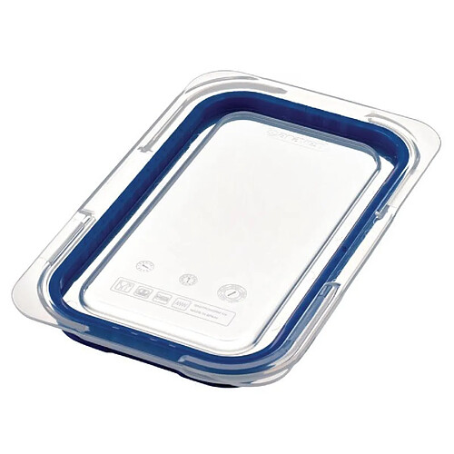 Couvercle Bleu ABS sans BPA GN 1/4 - Araven