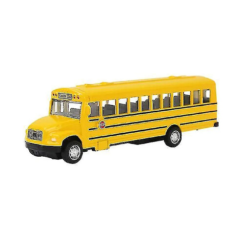 Universal MINI PUTH Back Sliding Alloy School Bus, Modèle de voiture de simulation