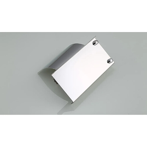 Universal Porte-papier hygiénique simple monté sur le mur Porte-papier roulé en acier inoxydable avec porte-téléphone mobile | Porte-papier (argent)