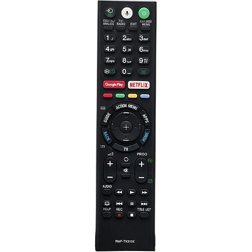 SANAG Rmf-Tx310E Telecommande De Remplacement Compatible Avec Sony Android Tv Kd-43Xg8305 Kd-75Xf90Xx Kd-55Xf90Xx Kd-49Xf9005 Kd-43Xg8096 Kd-49Xg9005 Kd-49Xg8096 Kd-65Ag8 Kd-65Xg8096 Kd-65Xf9005