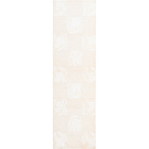 Vidal Tapis de couloir en laine 302x79 beige Darya