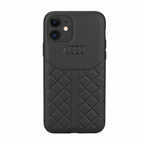 Audi Étui de protection en cuir véritable pour iPhone 12/12 Pro 6,1`` Noir