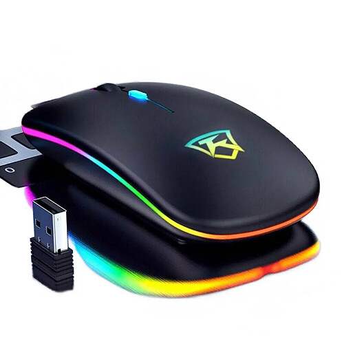 Universal 2.4GHz USB jeu LED sans fil sans fil souris souris PC portable fenêtre