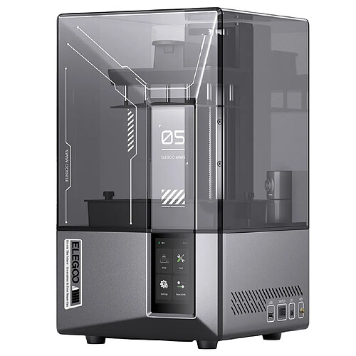 Imprimante 3D résine Elegoo Mars 5 Ultra, innovation de libération d'inclinaison, écran LCD monochrome 9K 7', vitesse d'impression 150 mm/h, caméra AI, mise à niveau automatique, photographie accélérée, transfert WiFi