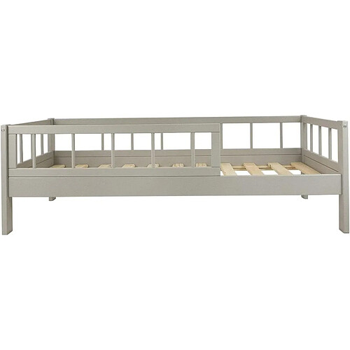 Velinda Lit enfant scandinave 160x80 gris