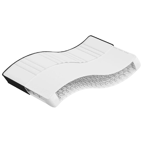 vidaXL Matelas à ressorts bonnell moyen 100x200 cm