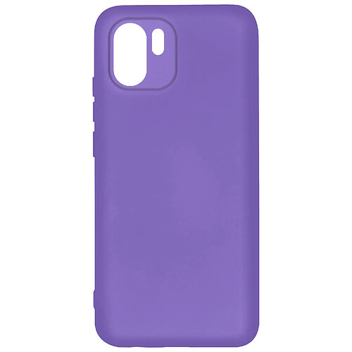 Avizar Coque Xiaomi Redmi A1 et A2 Semi-rigide Soft-touch Fine violet