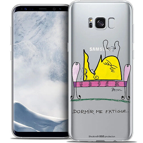 Caseink Coque Housse Etui Samsung Galaxy S8 (G950) [Crystal Gel HD Collection Les Shadoks ? Design Dormir - Souple - Ultra Fin - Imprimé en France]