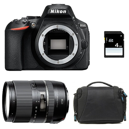 PACK NIKON D5600 + TAMRON 16-300mm VC PZD + Sac + SD 4Go