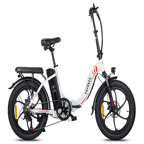 Vélo Électrique FAFREES F20 - 250W Batterie 576WH Autonomie 70KM - Blanc