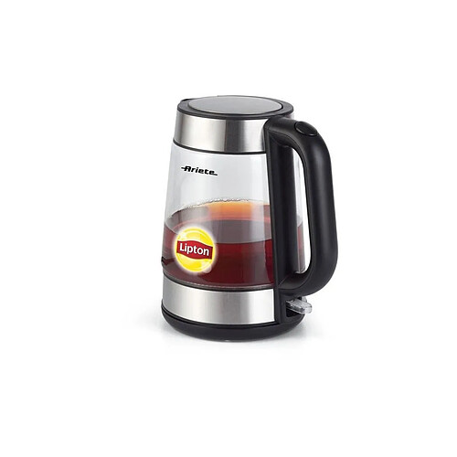 Ariete 2874 Theiere En Verre Lipton Sans Fil - Capacite 1,7 L - 2200 W - Blanc