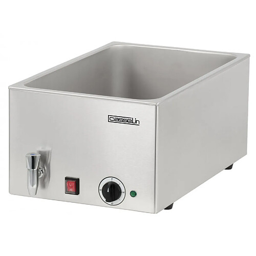 Bain Marie Inox GN 1/1 avec Robinet de Vidange - Casselin