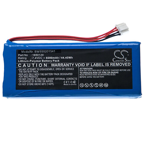 vhbw Batterie remplace DJI GL300C, GL300E, GL300F, 1650120 pour télécommande, manette de contrôle de drone (6000mAh, 7,4V, Li-Polymère)