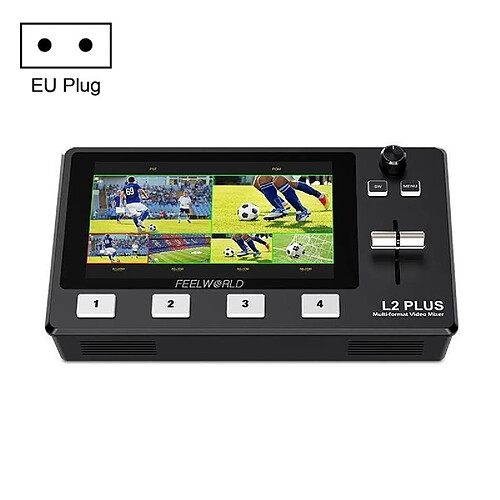 Table De Mixage Vidéo Multi-Caméra Avec Écran Tactile 5.5 Pouces EU Plug YONIS