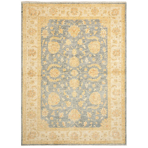 Vidal Tapis de laine 240x176 Bleu Kaizar