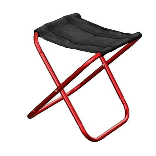 Wewoo Tabouret pliant portatif extérieur, taille: rouge 25 * 22 * 26cm