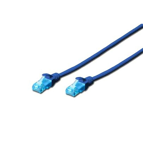 Digitus 10m Cat5e U/UTP câble de réseau U/UTP (UTP) Bleu