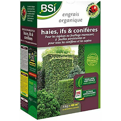 BSI Engrais pour Bio Haie/If/Conifère 40 m