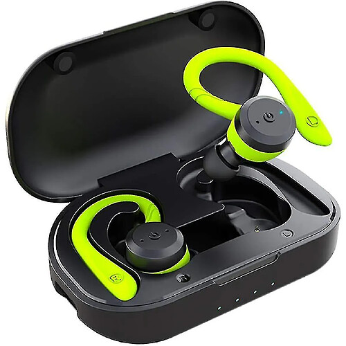 Universal Casque bluetooth vrai bouchon d'oreille sans fil avec boîtier de charge IPX7 étanche TWS stéréo