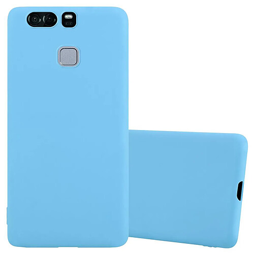 Cadorabo Coque Huawei P9 Etui en Bleu