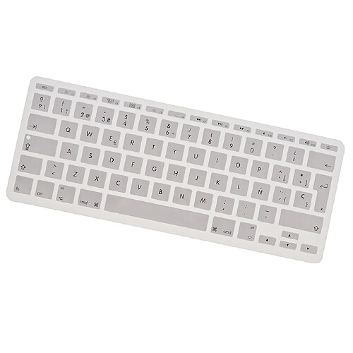 Film de clavier phonétique espagnol européen pour Macbook blanc 11 pouces