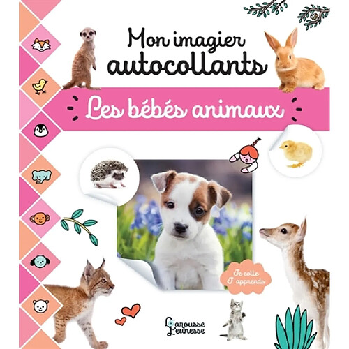 Mon imagier autocollants : Les bébés animaux