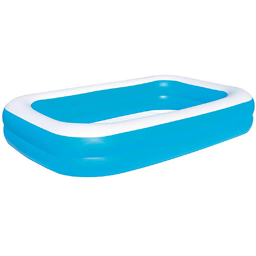 Bestway Piscine gonflable familiale rectangulaire Bleu - 269 x 175 x 51cm