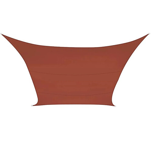 Perel Voile solaire - rectangle - 2 x 3m - couleur : terracotta