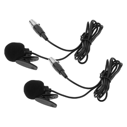 Microphone Lavalier XLR 3 Broches Clip-On Micro