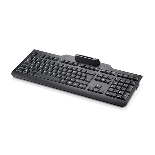 Fujitsu KB100 SCR clavier USB Belge Noir