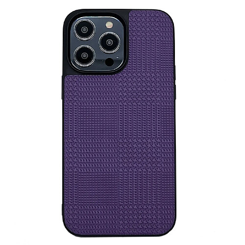 Coque en TPU + PU VILI anti-chute pour votre iPhone 14 Pro Max - violet