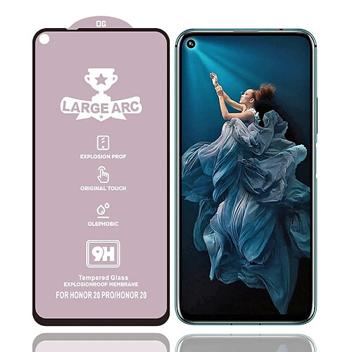 Wewoo Film de verre trempé Pour Huawei Honor 20 Pro 9H HD High Alumina Full Screen