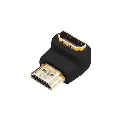 DIGITUS Adaptateur HDMI courbé à 90 degrés, HDMI-A ()