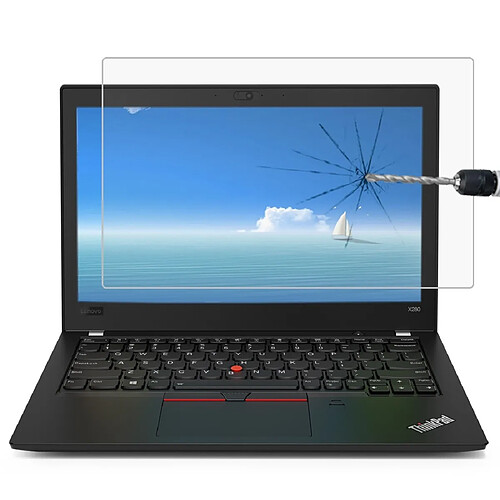 Wewoo Protection écran Film de verre trempé plein de dureté de surface de 0,4mm 9H pour Lenovo ThinkPad X280 12,5 pouces