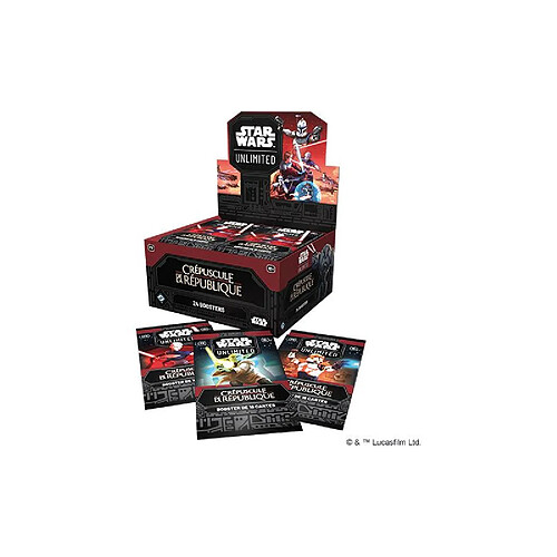 Carte à collectionner Star Wars Unlimited Crépuscule de la République Booster