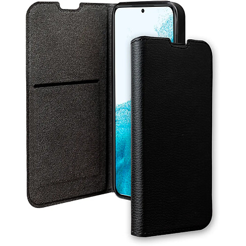 Bigben Etui Folio Wallet noir pour Samsung Galaxy S23 5G - 65% Plastique recyclé Certifié GRS