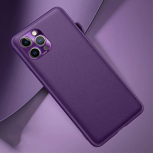 Coque en TPU couverture de la caméra rigide violet pour votre Apple iPhone 11 Pro 5.8 pouces