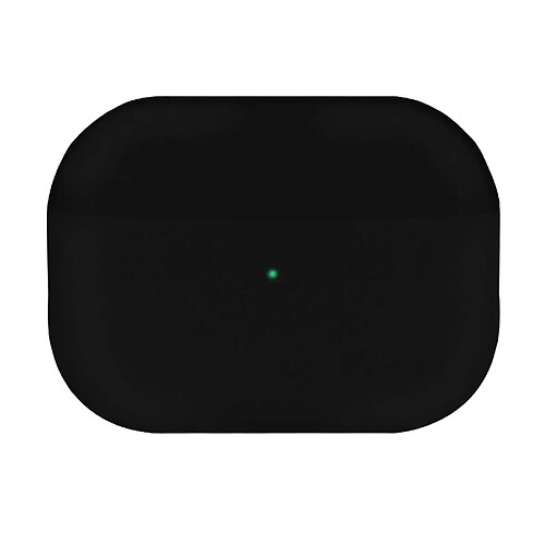 Avizar Étui Intégral AirPods Pro Silicone Soft-touch Effet Mat Compatible Qi noir