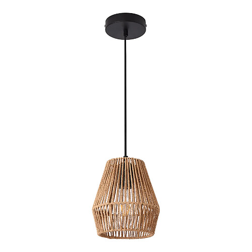 Helloshop26 Lustre lampe lumière suspendu suspension en corde tissée liverpool 160 x 18 cm beige lux.pro 03_0007476